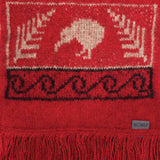 Kiwi Motif Possum Merino Scarf