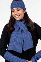 Cable Knit Possum Merino Scarf