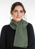 Cable Knit Possum Merino Scarf