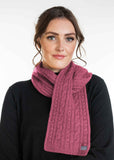 Cable Knit Possum Merino Scarf