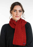 Cable Knit Possum Merino Scarf