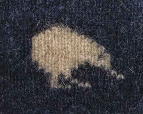 Kiwi Motif Possum Merino Gloves