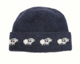 Sheep Motif Possum Merino Beanie