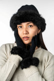 Fur Trim Possum Merino Beanie