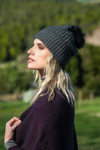Fur Pom Pom Possum Merino Beanie