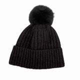 Possum Merino Fur Pom Pom Beanie - Koru Knitwear