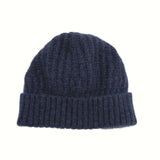 Ribbed Possum Merino Beanie - Koru Knitwear