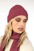 Lightweight Ribbed Possum Merino Beanie