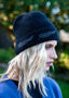 Fern Motif Possum Merino Beanie