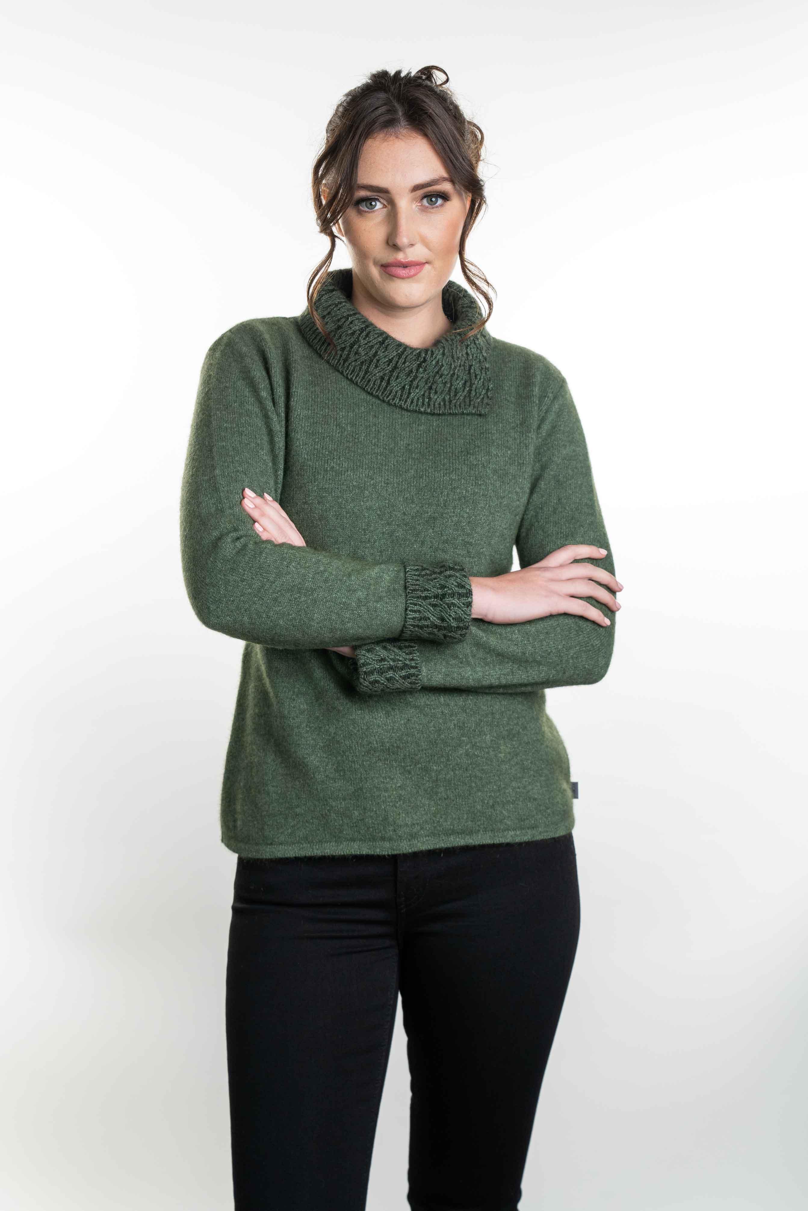 Two Tone Possum Merino Jumper Secondary image