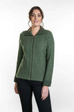 Possum Merino Two Tone Trim Jacket - Koru Knitwear