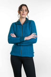 Possum Merino Two Tone Trim Jacket - Koru Knitwear