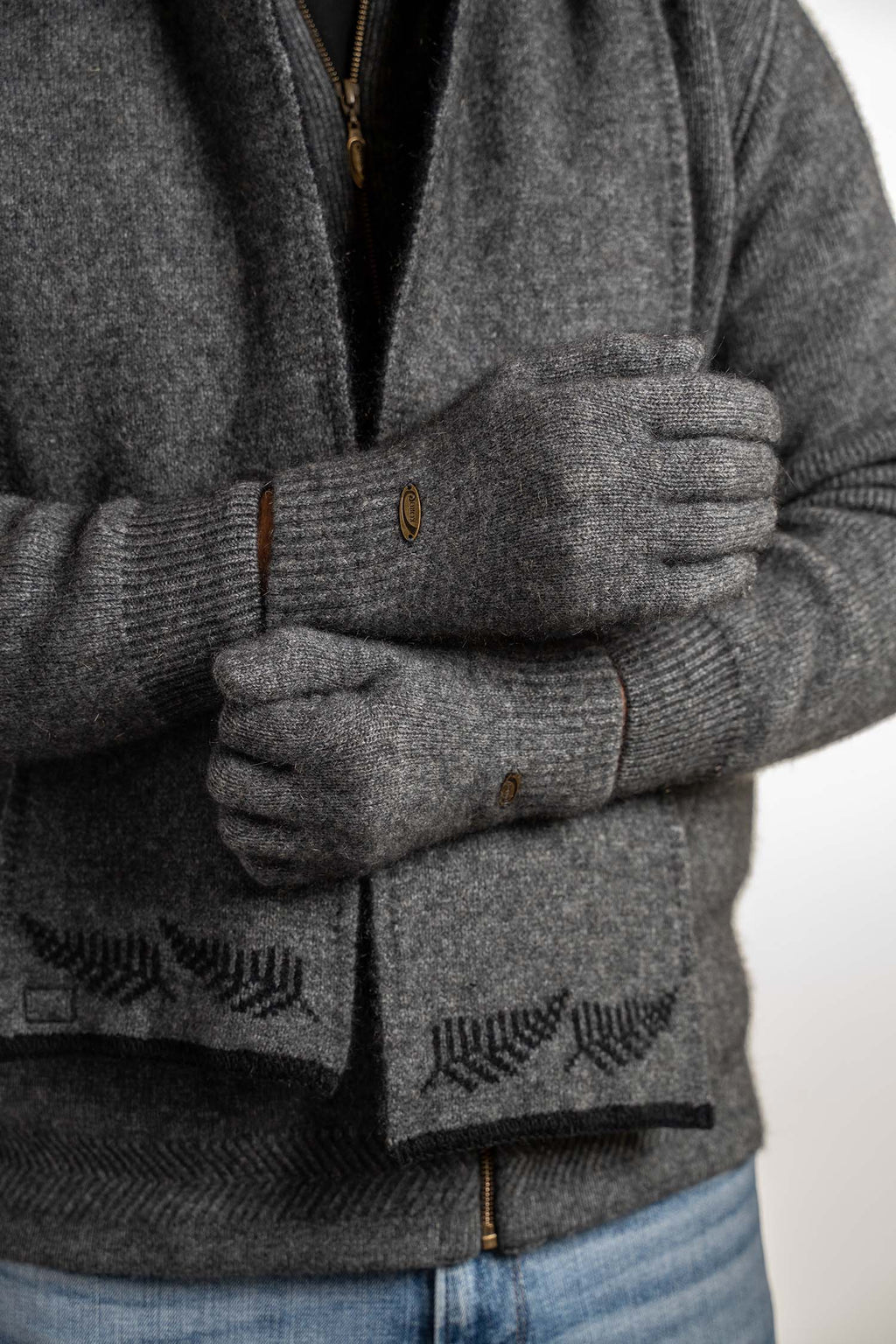 Plain Possum Merino Gloves