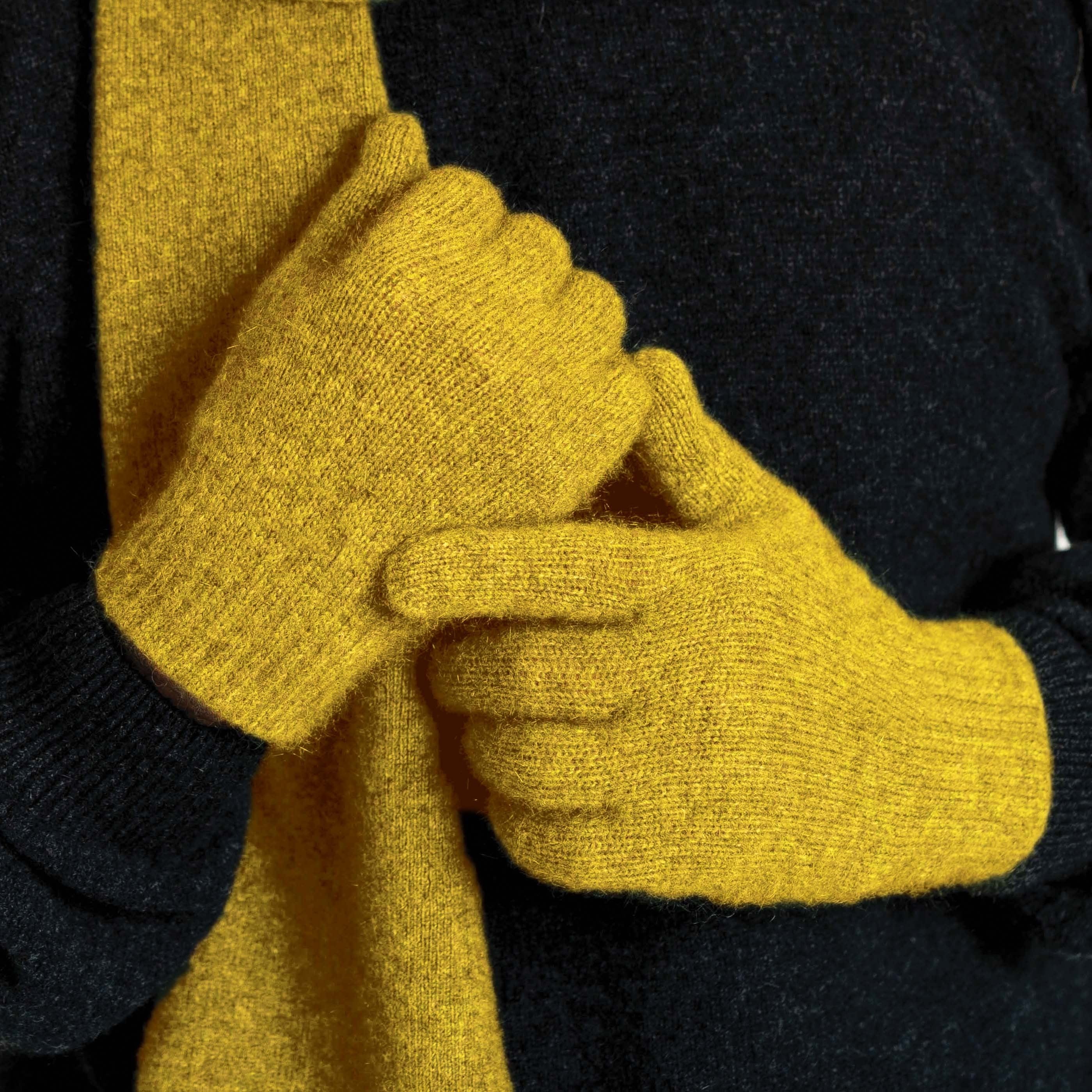 Plain Possum Merino Gloves Main image