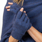 Fingerless Possum Merino Gloves
