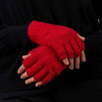 Fingerless Possum Merino Gloves