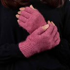 Fingerless Possum Merino Gloves