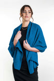 Lightweight Moss Stitch Possum Merino Wrap