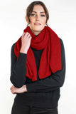 Lightweight Moss Stitch Possum Merino Wrap