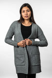 Long Line Possum Merino Cardigan