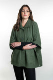 Possum Merino Cape with Pockets - Koru Knitwear