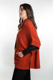 Possum Merino Cape with Pockets - Koru Knitwear