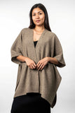 Zig Zag Textured Possum Merino Cape