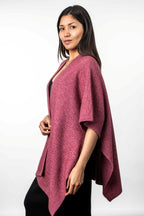 Zig Zag Textured Possum Merino Cape