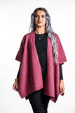 Possum Merino Zig Zag Textured Cape - Koru Knitwear