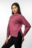 Split Hem Possum Merino Jumper