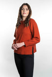 Possum Merino Split Hem Jumper - Koru Knitwear