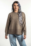 Possum Merino Split Hem Jumper - Koru Knitwear