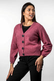 V-Neck Possum Merino Cardigan