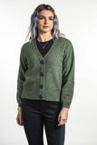 Possum Merino V Neck Cardigan - Koru Knitwear