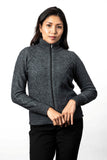 Cable Detail Possum Merino Jacket