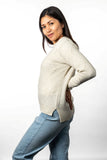 Diamond Cable Possum Merino Jumper