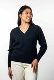 V Neck Possum Merino Jumper