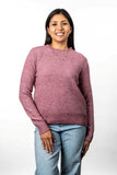 Moss Stitch Plated Possum Merino Jumper