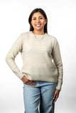 Moss Stitch Plated Possum Merino Jumper