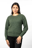 Crochet Knit Possum Merino Jumper