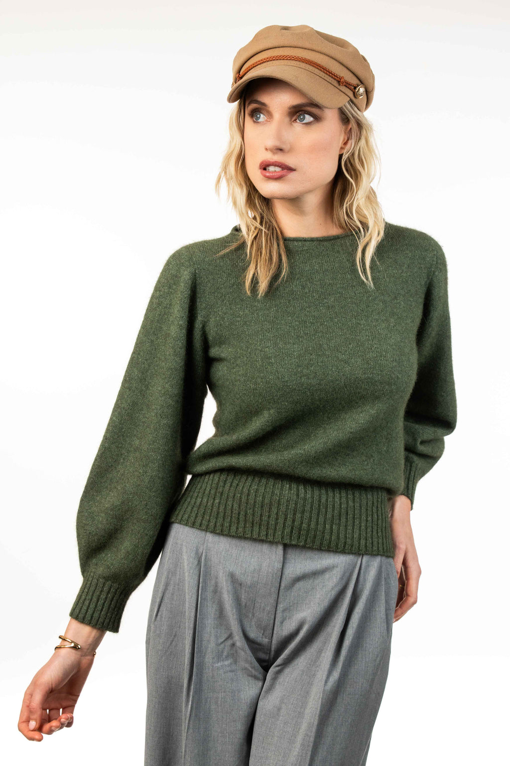 Boat Neck Possum Merino Jumper