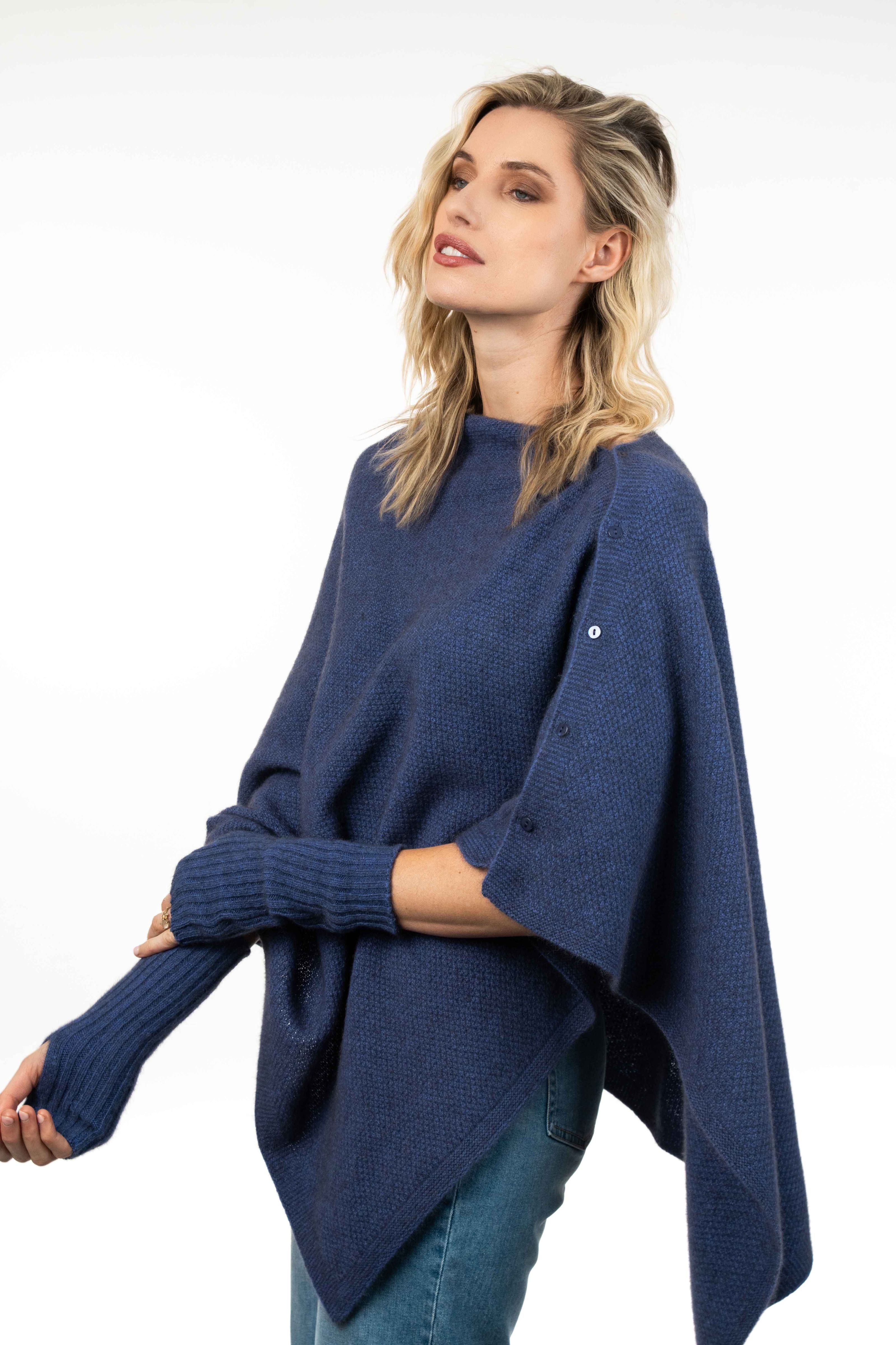Double Moss Stitch Multi-Way Wrap