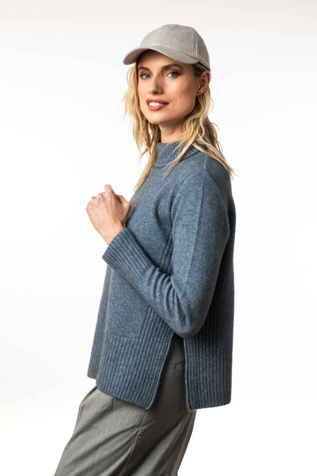 Roll Neck Rib Possum Merino Jumper