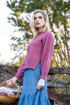 Split Hem Possum Merino Jumper