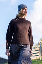 Split Hem Possum Merino Jumper