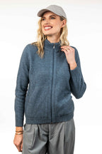 Rib Detail Possum Merino Jacket