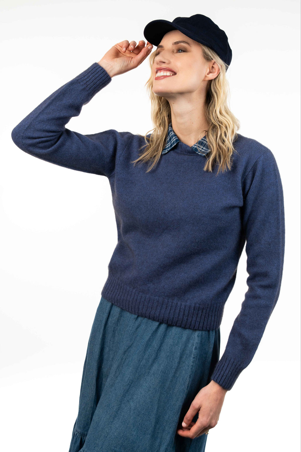 Classic Crew Neck Possum Merino Jumper