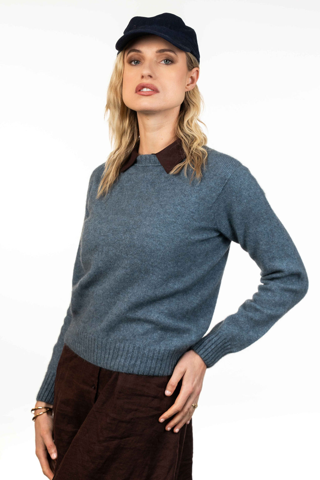 Classic Crew Neck Possum Merino Jumper