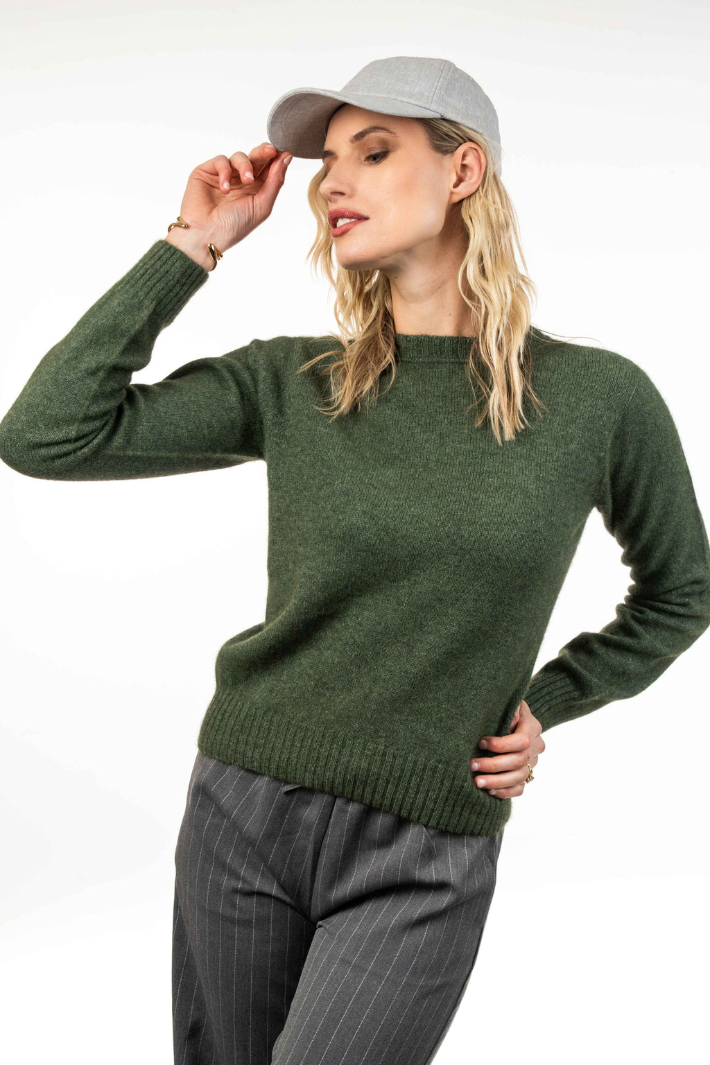 Classic Crew Neck Possum Merino Jumper