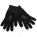 Fern Motif Possum Merino Gloves